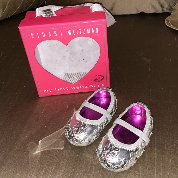 my first stuart weitzman baby shoes
